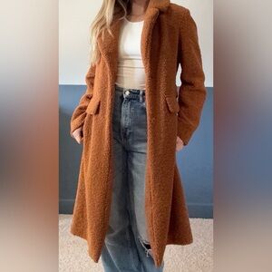 French Connection Faux-Fur Walker Teddy Jacket